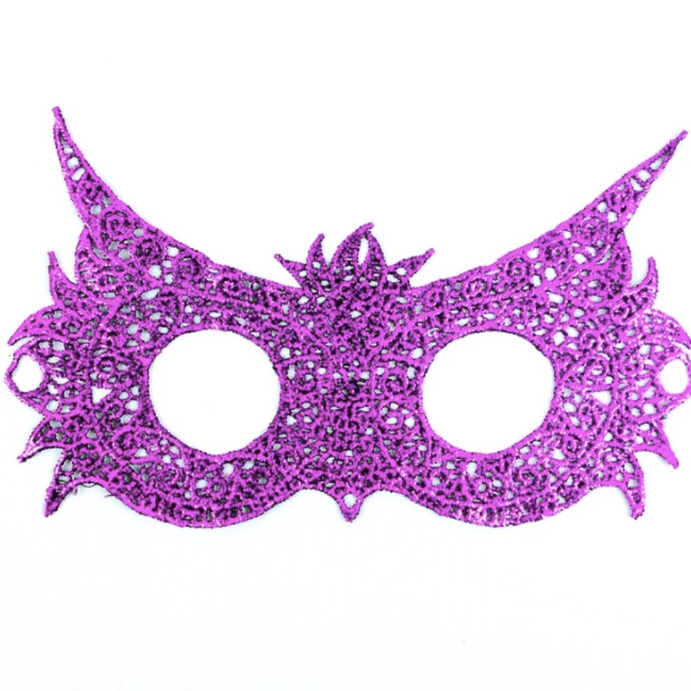 7/$25 Fuchsia Owl masquerade mask BNIP